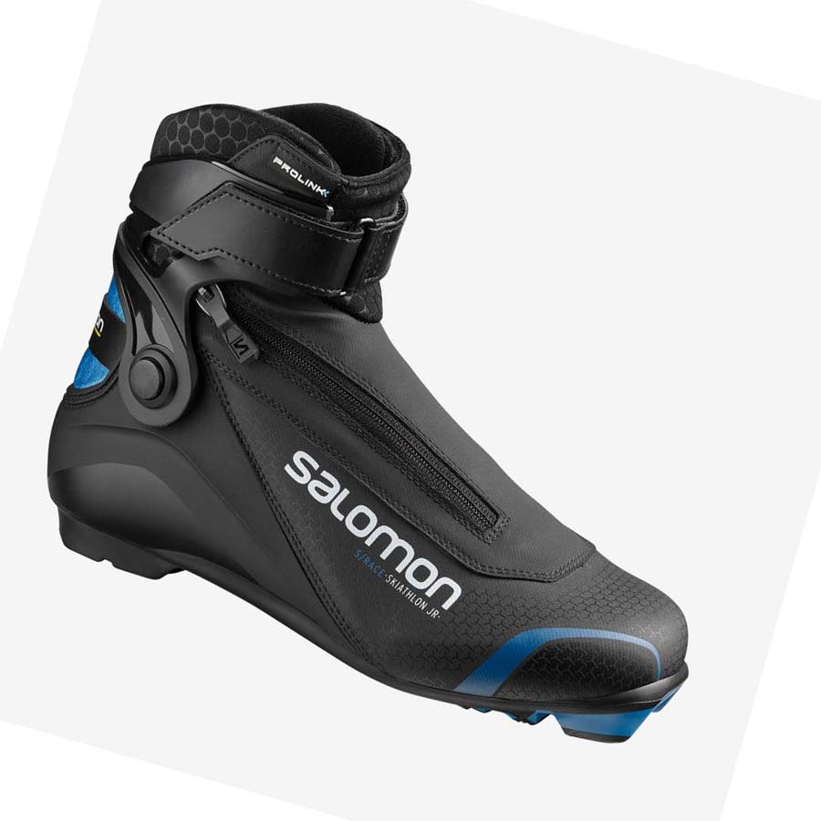 Botas Esqui Salomon S/RACE SKIATHLON JUNIOR PROLINK Niños Negros Azules | MX 2019UZG